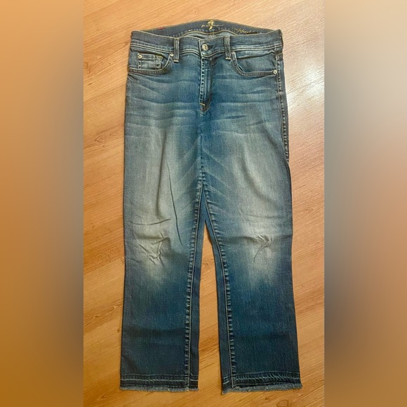 7 For All Mankind cropped denim - Picture 3 of 4